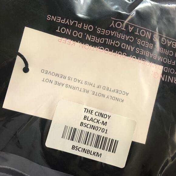 Bumpsuit The Cindy Maternity Romper in Black Size Medium - Picture 12 of 12